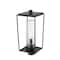 Z-Lite Sheridan 1 Light Outdoor Post Mount Fixture, Black And Seedy 594PHBR-BK - alternate 5